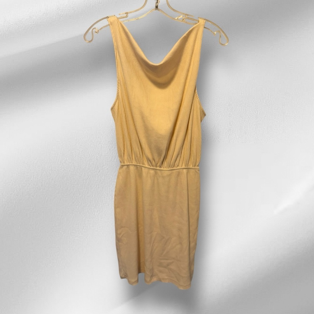 Line and Dot Cream Mini Dress nwt